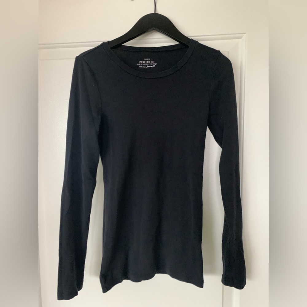 J.Crew Perfect-fit long-sleeve T-shirt